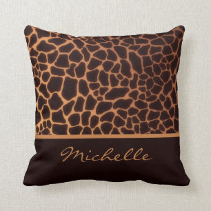 Giraffe Animal Print Kudde