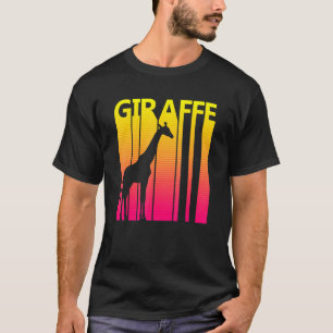 Giraffe Animal Retro Costume T Shirt