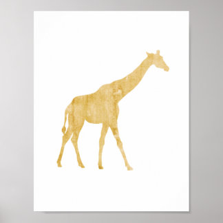 Giraffe, Animal, Safari stil, pojkens rum poster