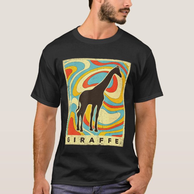 Giraffe Animal T Shirt (Framsida)