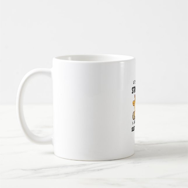 Giraffe Animals - Lazy är en mycket stark Ord _1 Kaffemugg (Vänster)