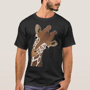 Giraffe Ansikte T Shirt