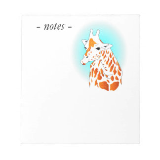 giraffe anteckningsblock