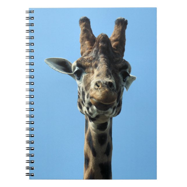 GIRAFFE ANTECKNINGSBOK MED SPIRAL (Framsidan)