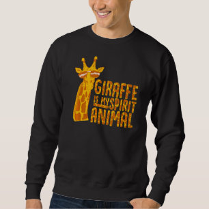 Giraffe är min själ... lång ärmad tröja