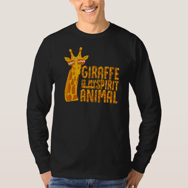 Giraffe är min själ... t shirt (Framsida)