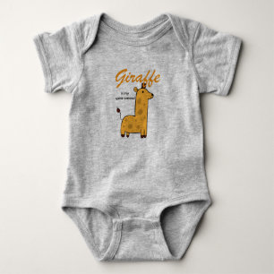 Giraffe är mitt själsdjur t shirt