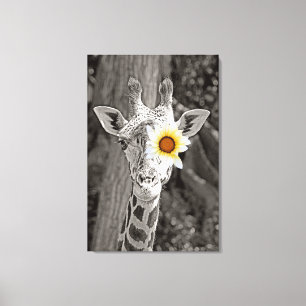 Giraffe Art på Wrapped Canvas! Canvastryck
