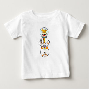 Giraffe as Astronaut i Costume T Shirt