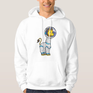 Giraffe as astronaut in Glass sphere Hoodie