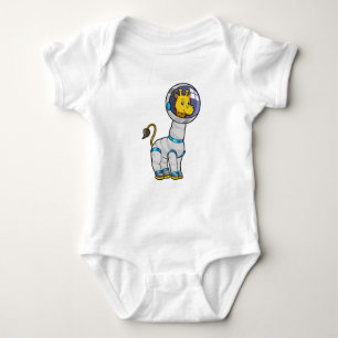Giraffe as astronaut in Glass sphere T Shirt
