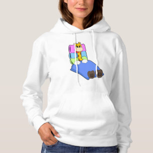 Giraffe at Sleeping with Blanket & Pillow T Shirt