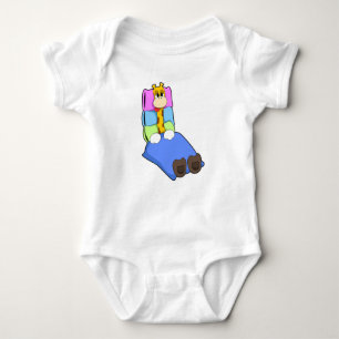 Giraffe at Sleeping with Blanket & Pillow T Shirt