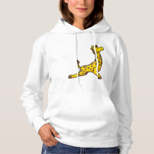 Giraffe at Yoga Stretching övningar Leg T Shirt