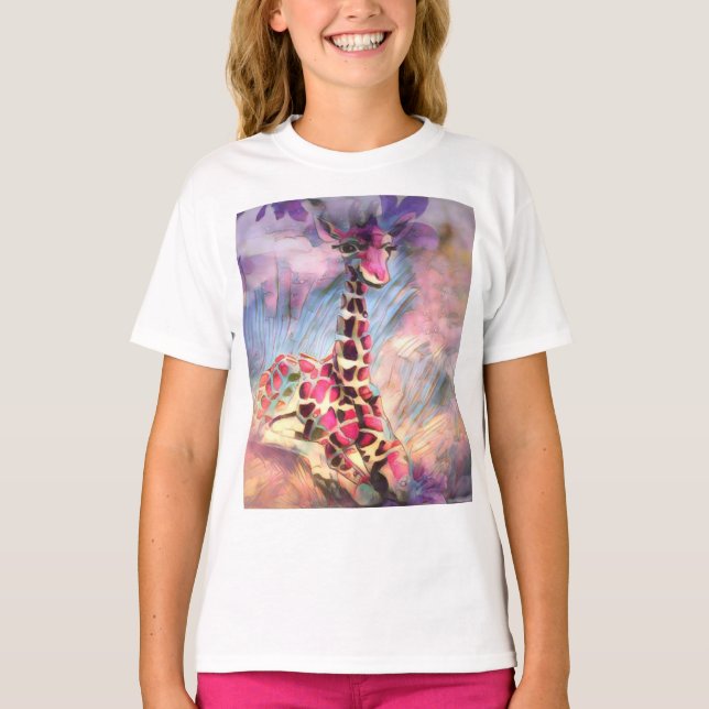 Giraffe 🦒 Baby T Shirt (Framsida)