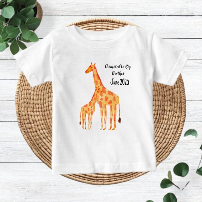 Giraffe Baby T-Shirts Big Brother Promoted  (Skapare uppladdad)