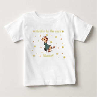 Giraffe Baby Tee – Custom Name