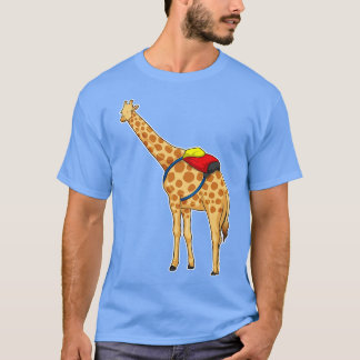 Giraffe Backpack T Shirt