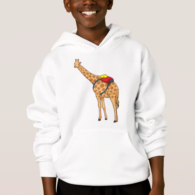 Giraffe Backpack T Shirt (Framsida)