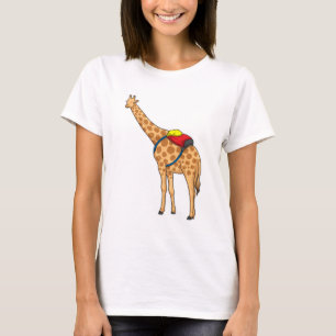 Giraffe Backpack T Shirt