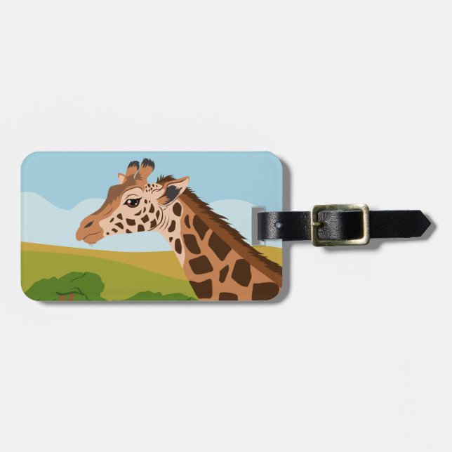 Giraffe Bagagebricka (Horisontell Framsida)