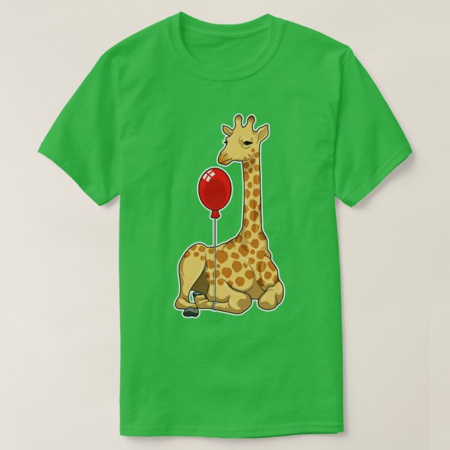 Giraffe Balloon 2 T Shirt (Design framsida)