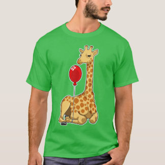 Giraffe Balloon 2 T Shirt