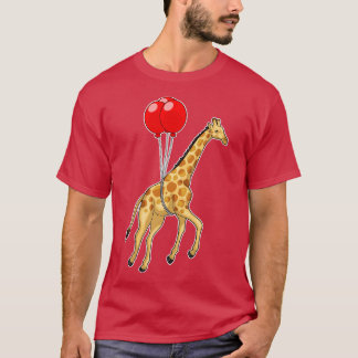 Giraffe Balloon T Shirt