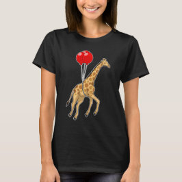 Giraffe Balloon T Shirt