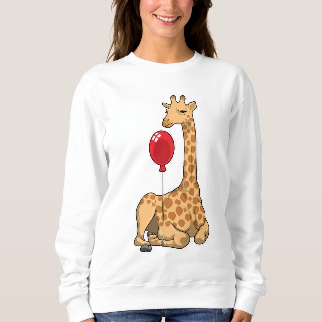 Giraffe Balloon T Shirt (Framsida)