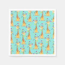 Giraffe Barns födelsedag Party Cute