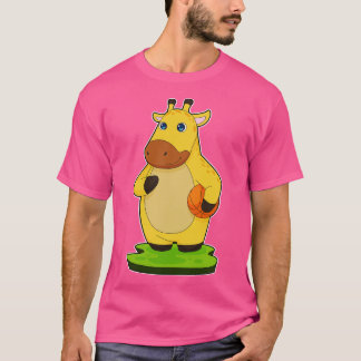 Giraffe Basketball-spelare Basketball T Shirt