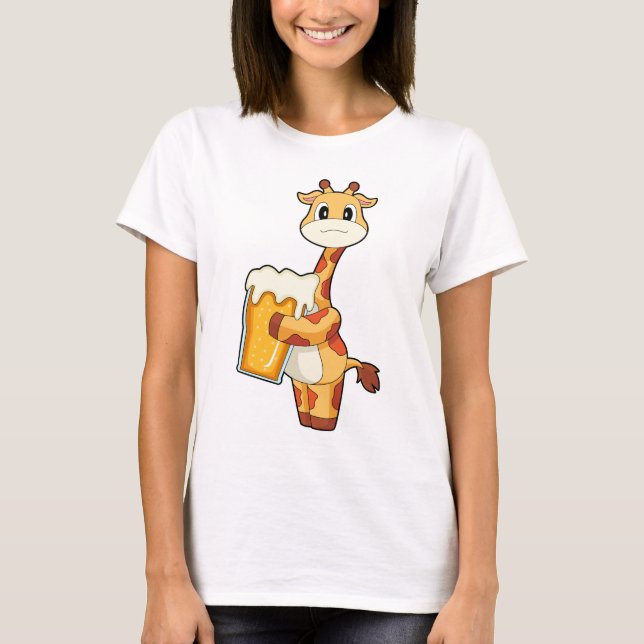Giraffe Beer T Shirt (Framsida)