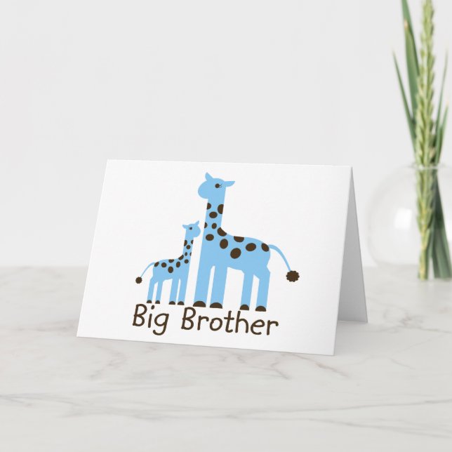Giraffe Big Brother Kort (Framsida)