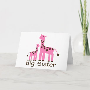 Giraffe Big Sister Kort