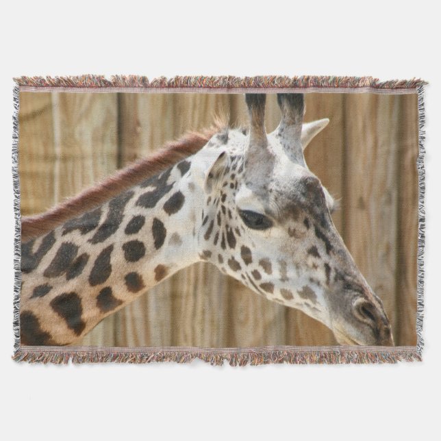 Giraffe Bild Throw Blanket Mysfilt (Framsidan)