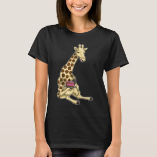 Giraffe Birthday Cake T Shirt