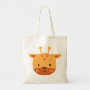 Giraffe Birthday Kids Art Tygkasse