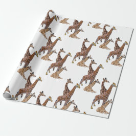 Giraffe Birthday Safari Presentpapper