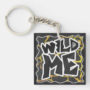 Giraffe Black and Gult Print