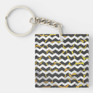 Giraffe Black and Gult Print