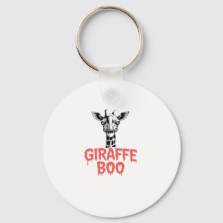Giraffe Boo Halloween. Kuslig Psykedelisk Giraff Nyckelring