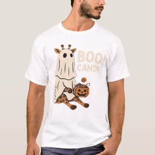 Giraffe Boo Halloween Roligt Kostym Djurälskare C T Shirt