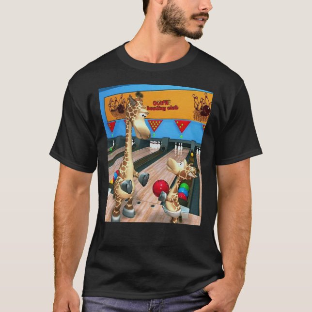 Giraffe bowling SKY Classic T-Shirt Copy (Framsida)