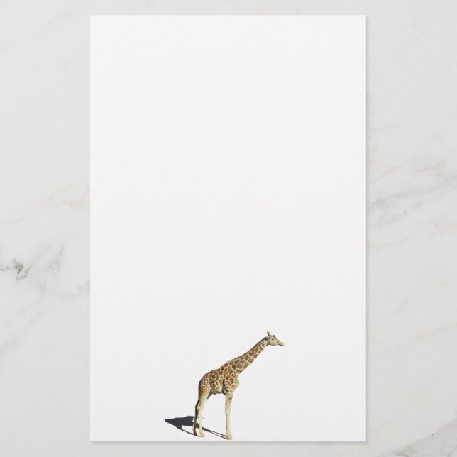 Giraffe Brevpapper (Framsida)