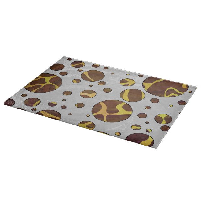 Giraffe Brown och Gult Skriv ut (Hörn)