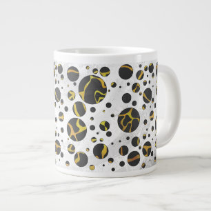 Giraffe Brown och Gult Skriv ut Jumbo Mugg