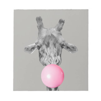 giraffe bubble anteckningsblock