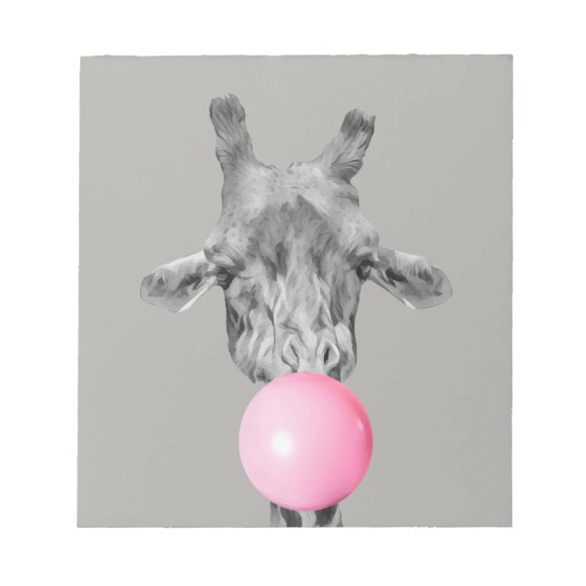 giraffe bubble anteckningsblock (Framsida)