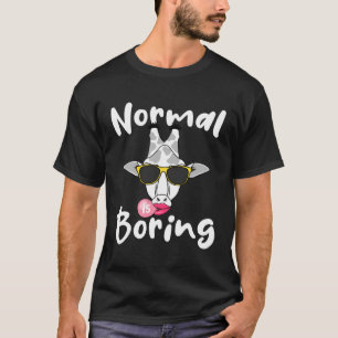 Giraffe Bubblegum Glass Cute Animal Normal b T Shirt